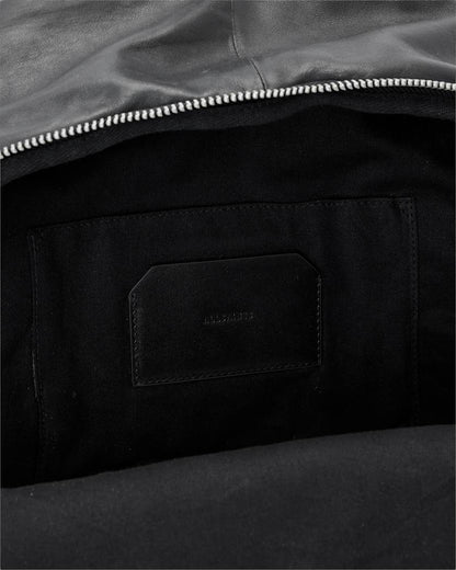 AllSaints Finn Leather Backpack Black