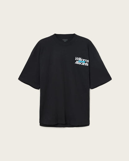 AllSaints Williams X Allsaints Pole Crew Neck T Shirt Washed Black