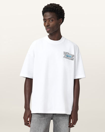 AllSaints Williams X Allsaints Pole Crew Neck T Shirt Washed Black