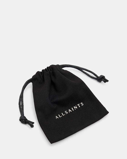 AllSaints Hunton Chunky Hoop Earring Warm Silver