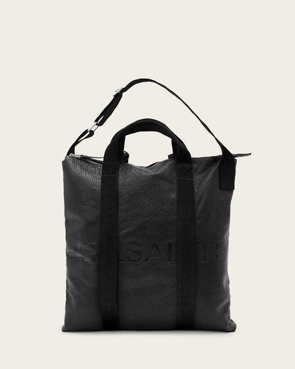 AllSaints Kei Leather Multi Use Backpack Women's Black Women's