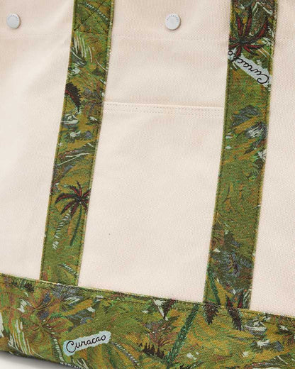 AllSaints Jett Beach Tote Bag Ecru