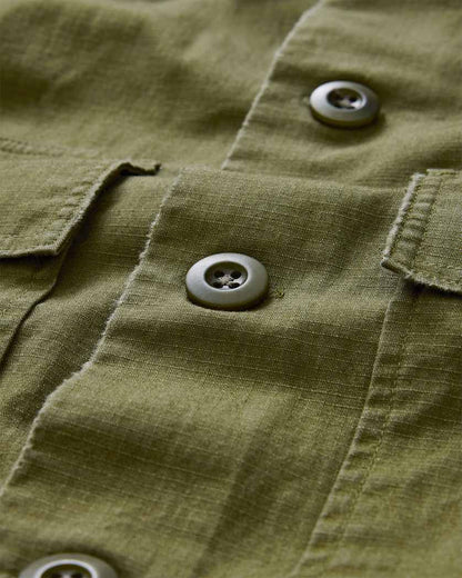 AllSaints Service Relaxed Fit Shirt Pastoral Green