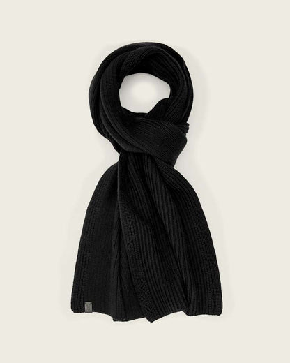 AllSaints Iggy Wool Blend Scarf Black