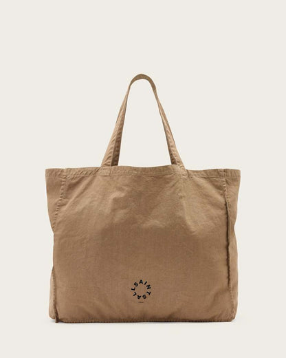 AllSaints Large Haven Tote Bag Pine Bark Brown