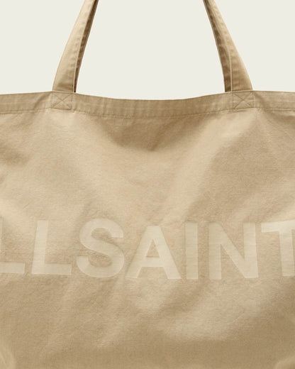 AllSaints Biggy Large Tote Bag Light Khaki