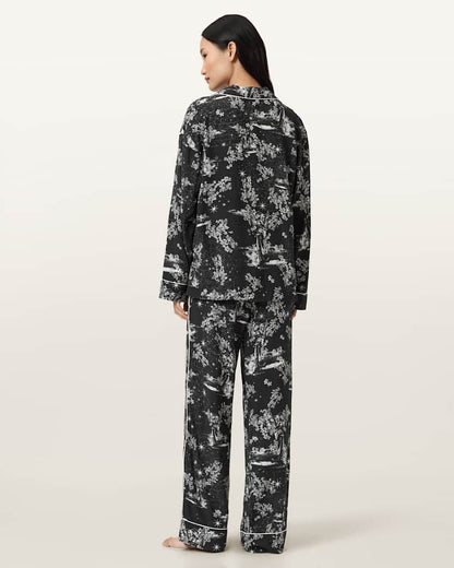 AllSaints Maude Pyjama Set Women's Maria Black Women's