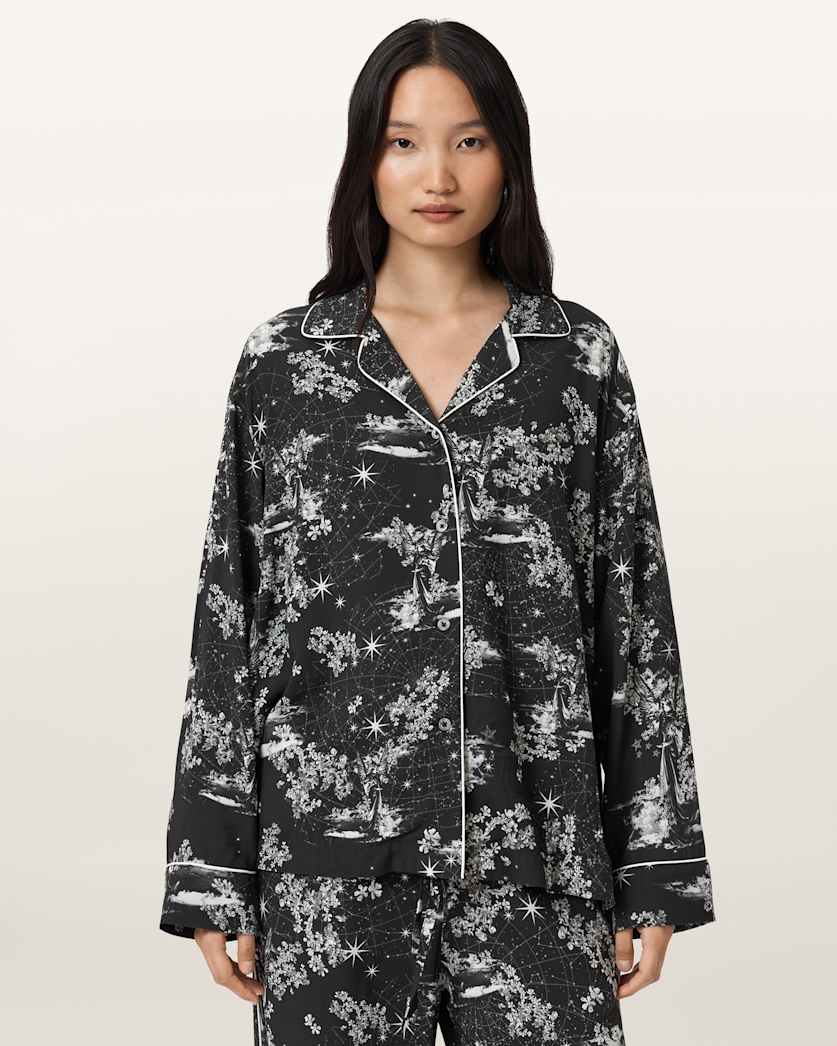 AllSaints Maude Pyjama Set Women's Maria Black Women's