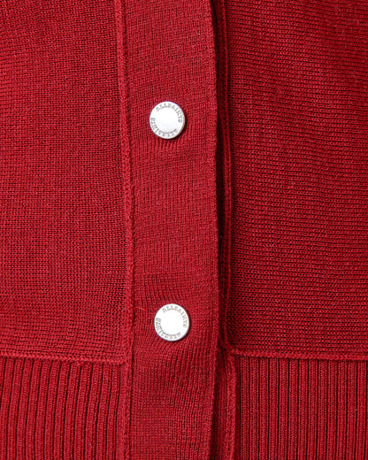 AllSaints Honor V Neck Cardigan Women's Crimson Red Women's