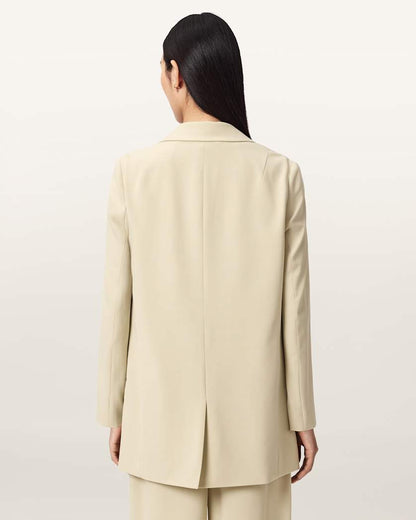 AllSaints Aleida Lightweight Tri Blazer Women's Haze Green Women's