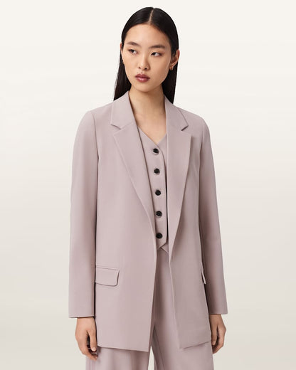 AllSaints Aleida Lightweight Tri Blazer Women's Haze Green Women's