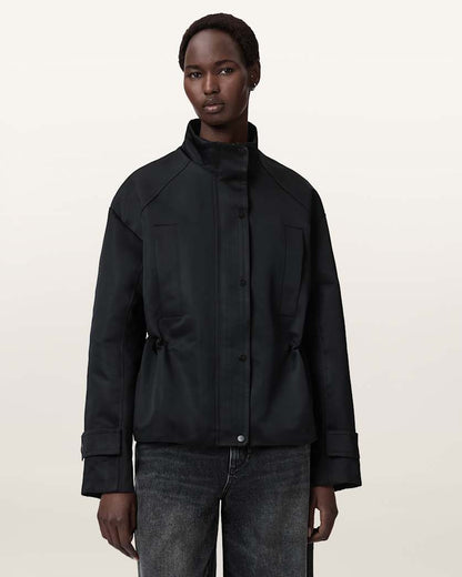 AllSaints Luellah Oversized Jacket Women's Black Women's