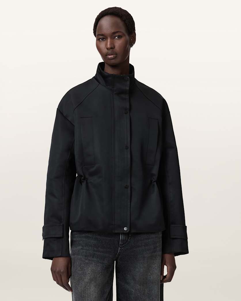 AllSaints Luellah Oversized Jacket Women's Black Women's