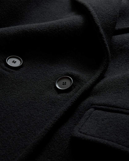 AllSaints Mabel Double Breasted Oversized Coat Women's Black Women's