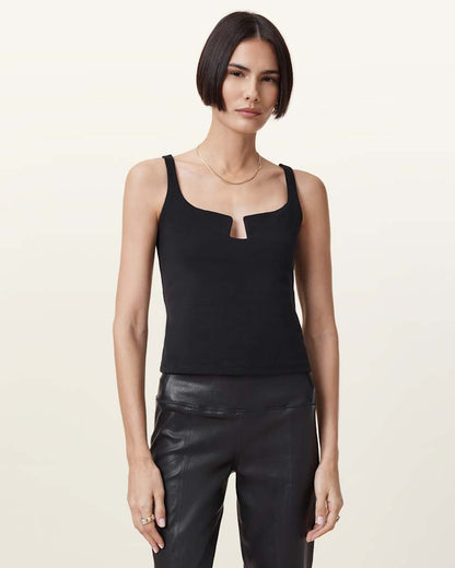 AllSaints Mio Sleeveless Tank Top Women's Black Women's