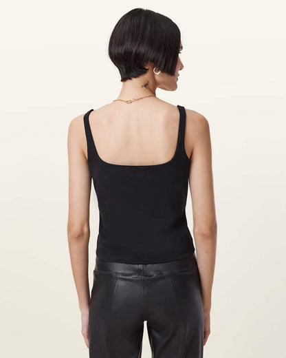 AllSaints Mio Sleeveless Tank Top Women's Black Women's