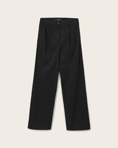 AllSaints Essen Wide Leg Pants Women's Black Women's