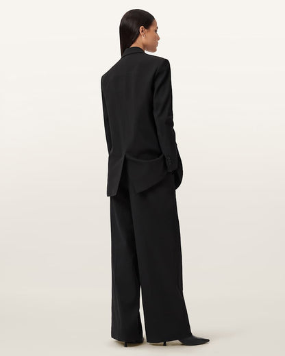AllSaints Essen Wide Leg Pants Women's Black Women's