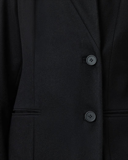 AllSaints Sidney Wool Cashmere Blend Tailored Coat Women's Black Women's