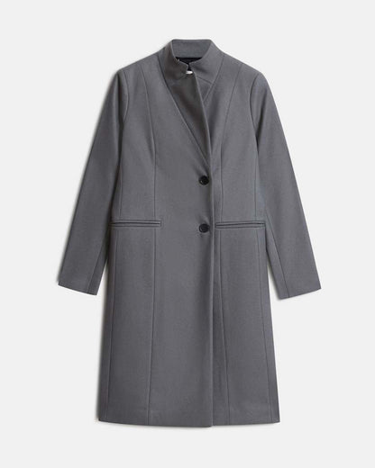 AllSaints Sidney Wool Cashmere Blend Tailored Coat Women's Black Women's