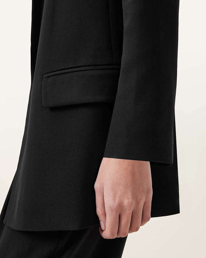 AllSaints Aleida Lightweight Tri Blazer Women's Black Women's