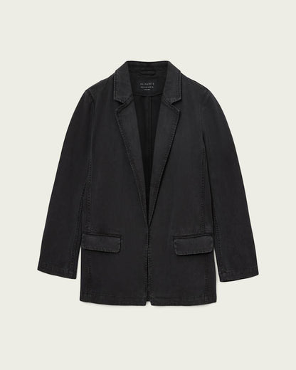 AllSaints Aleida Lightweight Tri Blazer Women's Black Women's