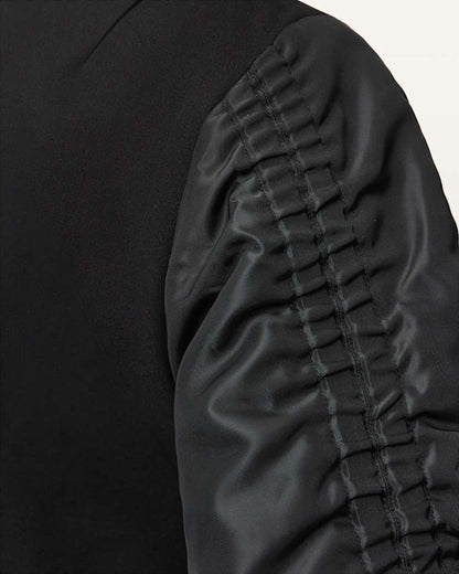 AllSaints Lorna Cotton Blazer Jacket Women's Black Women's
