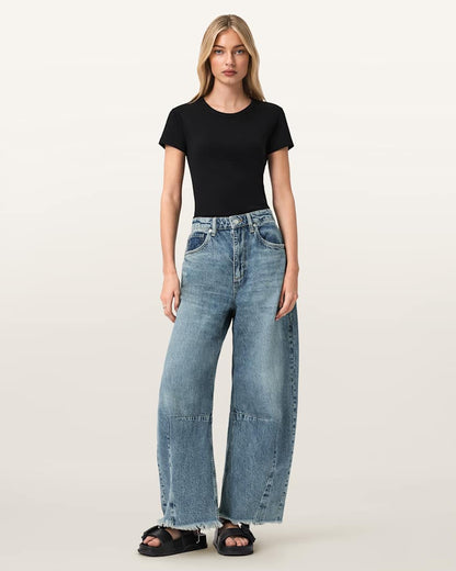 AllSaints Payton Barrel Leg Jeans Women's Vintage Indigo Women's
