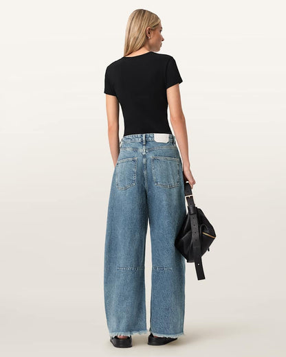 AllSaints Payton Barrel Leg Jeans Women's Vintage Indigo Women's