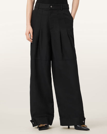 AllSaints Sherell Barrel Leg Pants Women's Ecru White Women's