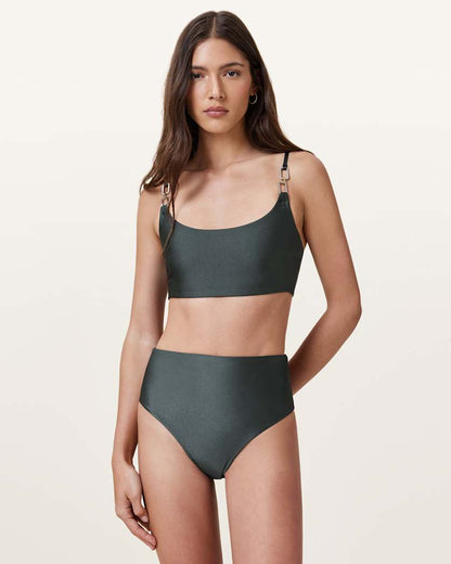 AllSaints Talaria Bikini Bottoms Women's Fir Green Women's
