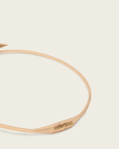 AllSaints Hazel Hinge Necklace Women's Warm Brass Women's