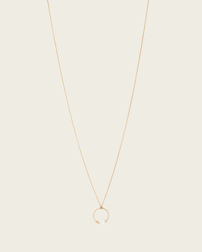 AllSaints Hazel Chain Necklace Women's Warm Brass Women's