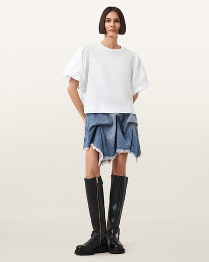 AllSaints Crissy Denim Mini Skirt Women's Vintage Indigo Women's