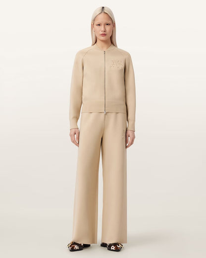AllSaints Sonny Knitted Pants Women's Pebble White Women's