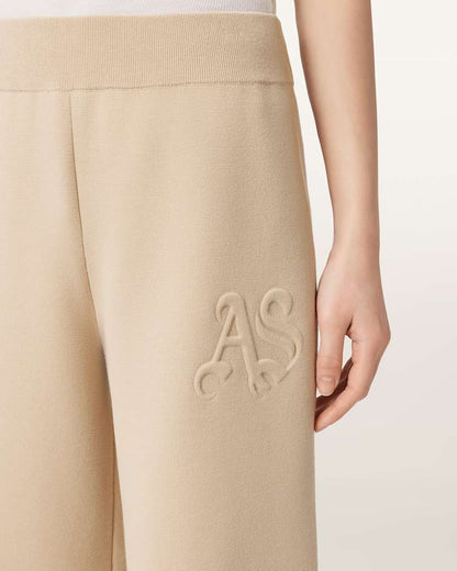 AllSaints Sonny Knitted Pants Women's Pebble White Women's