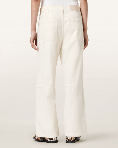 AllSaints Tay Carpenter Jeans Women's Ecru White Women's