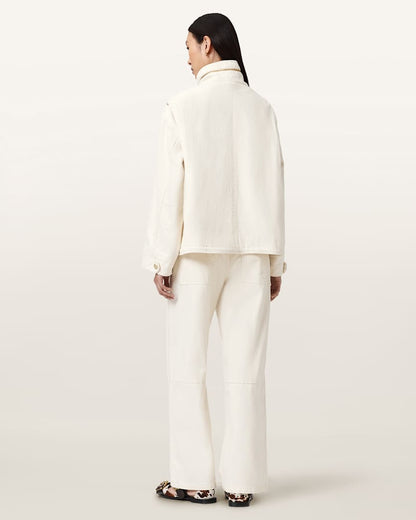 AllSaints Tay Carpenter Jeans Women's Ecru White Women's