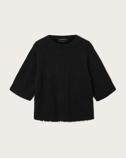 AllSaints Nix Cashmere Relaxed T Shirt Women's Chalk White Women's