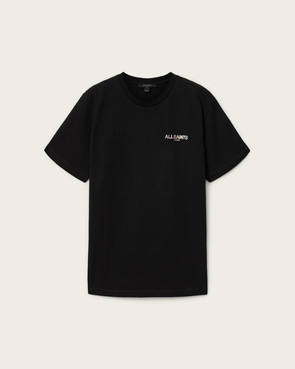AllSaints Blaze Oversized Boyfriend T Shirt Women's Black Women's