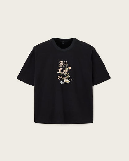 AllSaints Oneness Etta Oversized T Shirt Women's White Women's