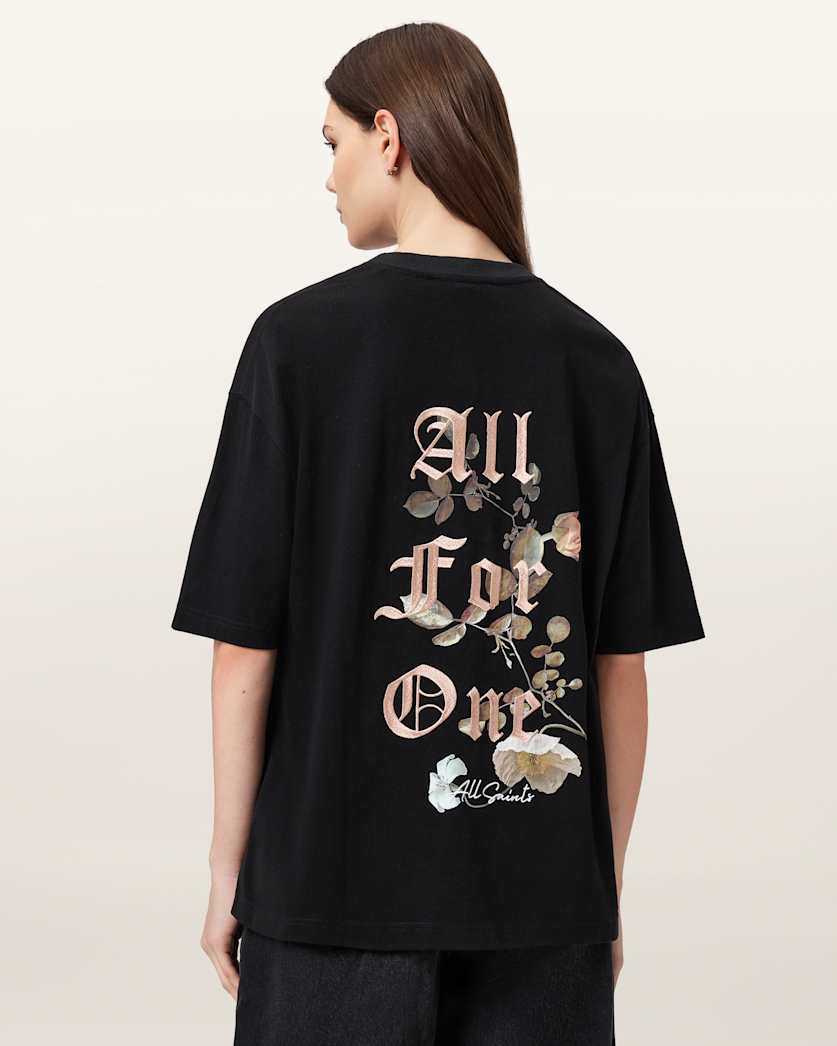 AllSaints Oneness Etta Oversized T Shirt Women's White Women's