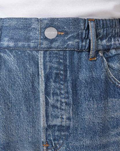 AllSaints Tyler Illusion Straight Leg Trousers Women's Mid Indigo Women's