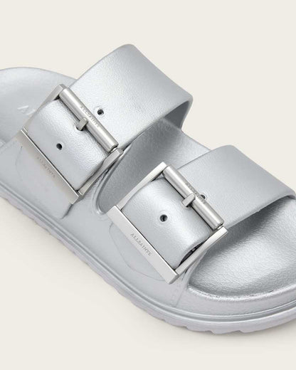 AllSaints Sian Eva Buckle Sandals Women's Chalk White Women's