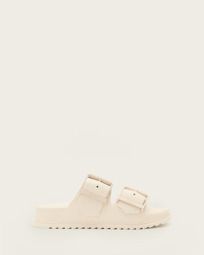 AllSaints Sian Eva Buckle Sandals Women's Chalk White Women's