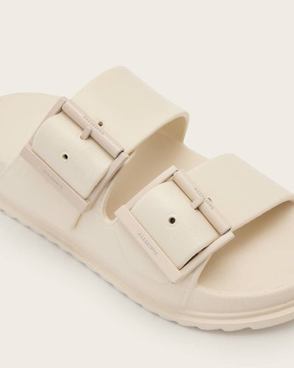AllSaints Sian Eva Buckle Sandals Women's Chalk White Women's