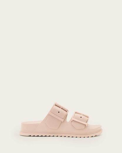 AllSaints Sian Eva Buckle Sandals Women's Chalk White Women's