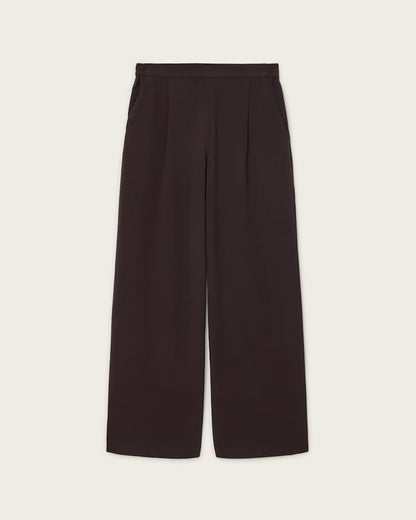 AllSaints Aleida Lightweight Wide Leg Pants Women's Oxblood Red Women's