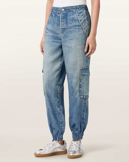 AllSaints Selma Illusion Pants Women's Illusion Indigo Women's