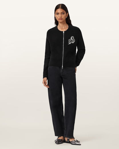 AllSaints Jaqueline Allsaints Bomber Women's Black Women's